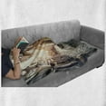 thumbnail image 6 of Europe Soft Flannel Fleece Blanket, Picture of an Old Town at Sunset with Retro Vintage Effect Nostalgia Touristic City, Cozy Plush for Indoor and Outdoor Use, 50" x 70", Multicolor, by Ambesonne, 6 of 6