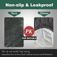thumbnail image 4 of Tapis de Propreté Lavables pour Chiens – Réutilisables, Tapis d'Entraînement Lavables en Machine pour Animaux – Imperméables, Anti-Fuites, 55.8x53.3cm (Noir, 53.5*58.5cm), 4 of 8