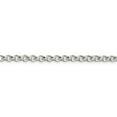 thumbnail image 3 of 925 Sterling Silver 3mm Square Spiga Chain 18 Inch, 3 of 7