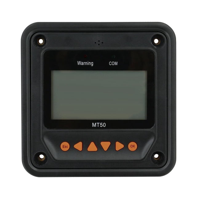 1 Pieza MT-50 Meter Remoto de Plástico con LCD Pantalla Multifunción Grande para MPPT Controlador Solar Macarena Medidor remoto