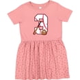 thumbnail image 3 of Inktastic Baseball Third Birthday Three Years Old Girls Toddler Dress, 3 of 5