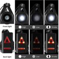 thumbnail image 4 of Luz para correr, luz corporal recargable por USB de 3 modos con luz trasera y correa ajustable para corredores nocturnos, jogging, senderismo, acampada y senderismo, 4 of 5