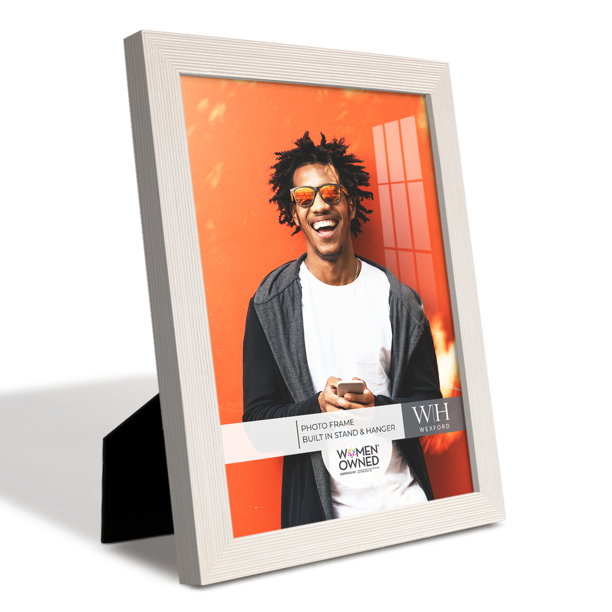 Wexford Home Textured 8" x 10" White Picture Frame (Set of 6)