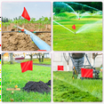 thumbnail image 3 of 50Pack Marking Flags, Red Yard Flags 15x4x5Inch, Marker Lawn Markers, Irrigation Landscape, 3 of 6