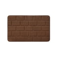 thumbnail image 1 of Maytalsory Quick-drying Bathroom Rugs Exquisite Crafted For Easy Cleaning Toilet Rugs Bath Mat Carpets Coffee 1 Pc, 1 of 6