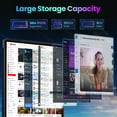 thumbnail image 4 of Golzer 15.4 inch Tablet, Android 15 Tablet with Helio G99 Octa-Core Processor(Beat Unisoc T618), 2 in 1 Tablets with Keyboard Stand Case, 8GB RAM 256GB ROM, 10000mAh, BT5.2, 4 Speakers, 2.4G/5G WiFi, 4 of 8