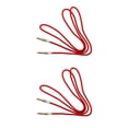 thumbnail image 1 of Tholdsy Cable de Audio para Interior de coche a de 3,5mm, cable auxiliar para auriculares, pieza de repuesto, música para ordenador, Rojo 2Conjunto, 1 of 6