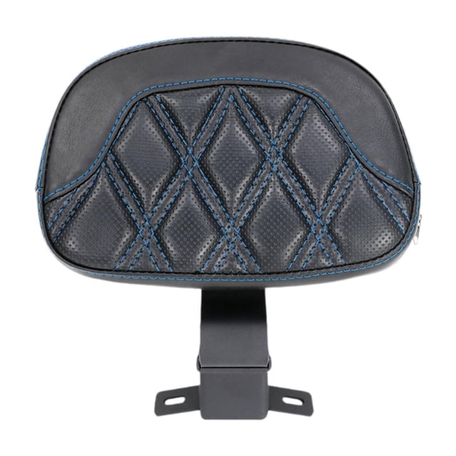 Respaldo para conductor, montaje de respaldo para conductor de motocicleta para Touring Cvo, almohadilla suave que reemplaza el respaldo del conductor Azul