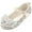 Silver, variant on Girls Mary Jane Glitter Shoes Princess Ballerina Ballet Flats Flower Wedding Party Dress Shoes for Kids Toddler