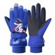 thumbnail image 1 of Guantes de invierno para niños, niñas, para jugar en la nieve, impermeables, cálidos, con forro polar grueso, para niños, estudiantes, ciclismo, guantes de esquí a prueba de frío, 1 of 6