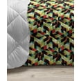 thumbnail image 3 of Geometric Down Alternative Comforter, Futuristic Mosaic with Fractal Look Technology Structure Digital Dimension Grid, Microfiber Quilt for All Season, 5 Sizes, Multicolor, by Ambesonne, 3 of 3