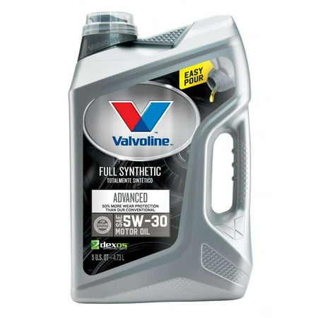 Valvoline Full Synthetic Advanced 5W-30 Motor Oil, 5 Quarts