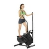 Elliptical Fan Bike Dual Cross Trainer Machine Exercise Workout Home Gym w/ LCD Display Speed, Distance, Scan And Calories