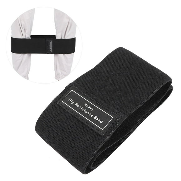 Resistance Band, Fitness Elastic Band Inner Anti-slip Rubber Strip for Travel for Yoga for Dance for Fitness Black