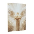 thumbnail image 3 of CozyNet Angel Lifting Glowing Roses Of Light Toward Radiant Skies A Serene Figure Symbolizing Beauty Wall Art Prints With Frame Canvas Perfect for Living Room & Bedroom, Wall Decor 12"x16", 3 of 10