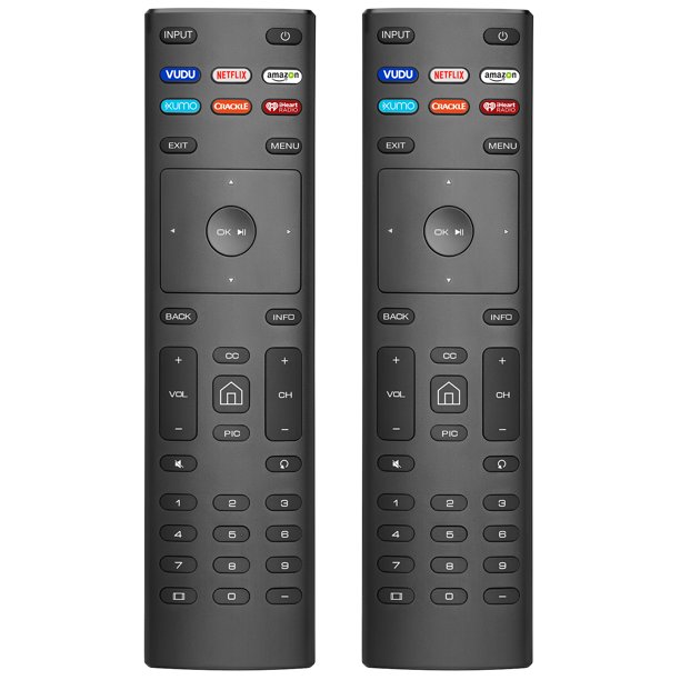(Pack of 2) HULU Universal Replacement Remote Control for Vizio Smart