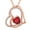 Rose gold-01-Jan., variant on I Love You Birthstone Necklaces for Women, 925 Sterling Silver Necklace with Heart Pendant, Jewelry Birthday Gifts for Her, Wife, Mom, Girlfriend Valentine's Day and Christmas