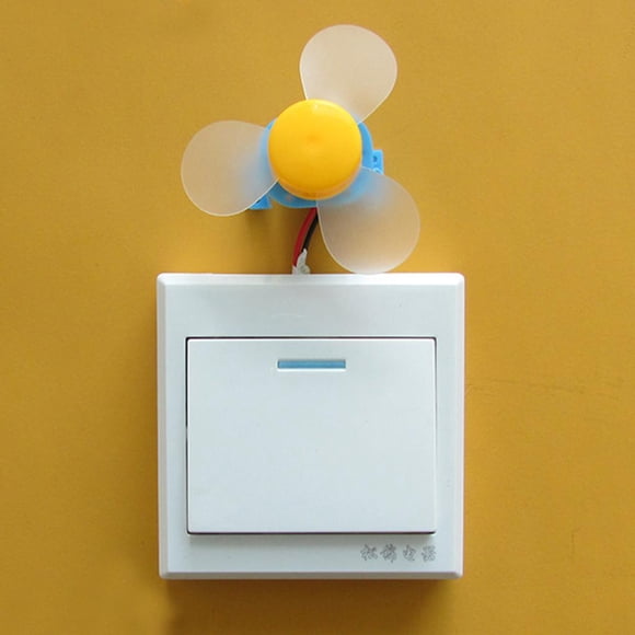 ocupado de bricolaje Interruptor de pieza de bricolaje Ventilador Montessori Juguete de desarrollo para a de 3 Hugo Ventilador de interruptor Busyboard