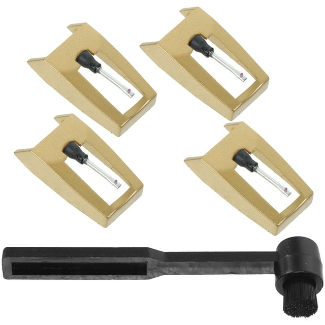 FONWILYO 1ensemble Aiguille de Remplacement pour Tourne-Disque pour Phonographe avec Gemmes Rouges Résistant à l'Usure Audio Clair