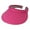 Fushia, variant on Top Headwear Sports Cotton Twill Clip-On Visor 3.5 Inch Wide Brim, Black