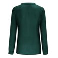 thumbnail image 6 of Njagoc3 Womens V-Neck Sequin Solid Color Long Sleeve Casual Blouse Blouse, 6 of 6