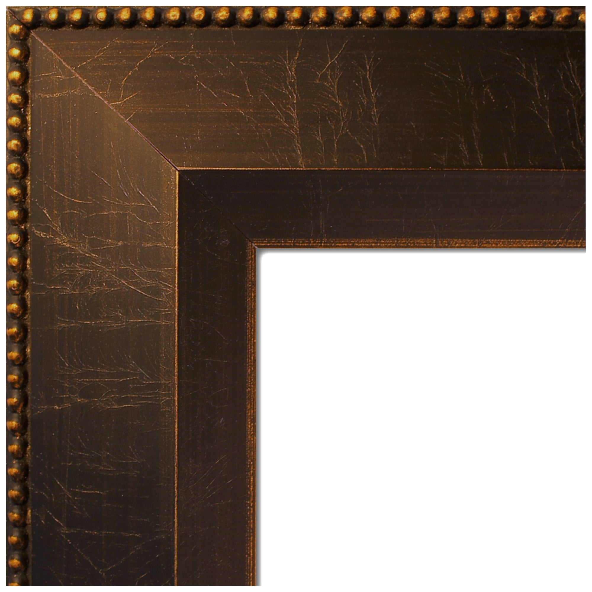 Amanti Art Natural Cork Board Wood Framed Signore Bronze Bulletin Board 40 in. x 28 in.