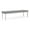 Adler Graphite, variant on Lesro Lenox Steel Fabric 3-Seat Waiting Room Guest Bench in Silver/Open House Navy