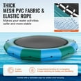 thumbnail image 3 of VEVOR Inflatable Water Bouncer, 15ft Recreational Water Trampoline, Kids Adults Floating Rebounder for Pool, Lake, Water Sports, 3 of 5