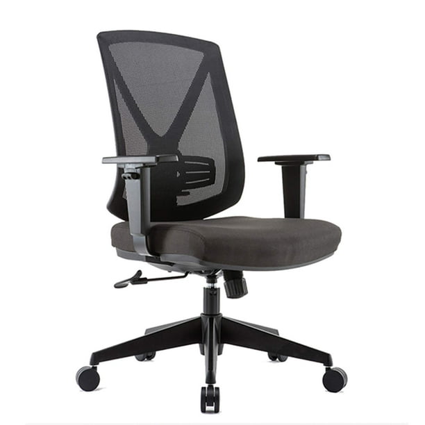 Clatina Ergonomic High Mesh Swivel Desk Chair With Adjustable Height Arm Rest Lumbar Support And Upholstered Back For Home Office Bifma Certified Walmart Com Walmart Com