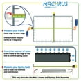 thumbnail image 2 of Machrus Upper Bounce Replacement Trampoline Mat, Fits 9x15 FT Rectangular Trampoline Frames with 90 V-Rings, 7" Springs - Premium Trampoline Mat Replacement for All Trampoline - MAT ONLY, 2 of 5