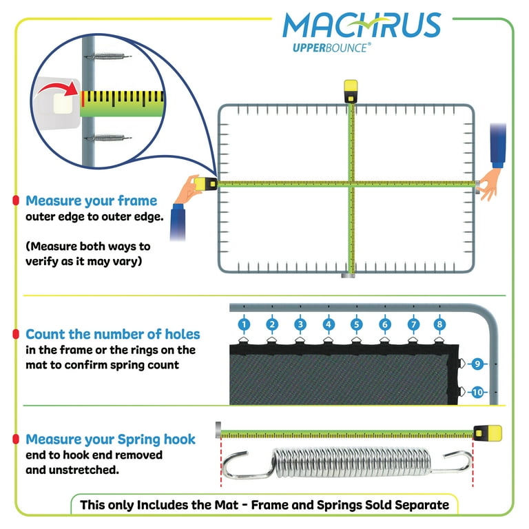 Machrus Upper Bounce Replacement Jumping Mat fits for 10x17 FT