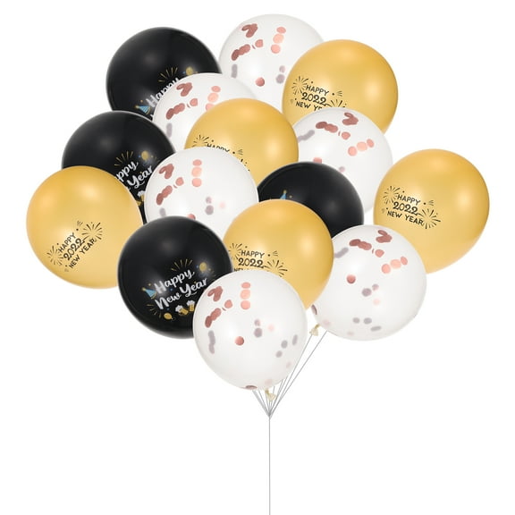 OGITUDE 30Pcs New Year Celebration Balloons Creative Party Balloons Safe Latex Balloons