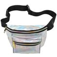 thumbnail image 1 of Sac d'Entraînement pour Femmes Sac Banane en Simili Cuir Réfléchissant pour Femmes, 1 of 6