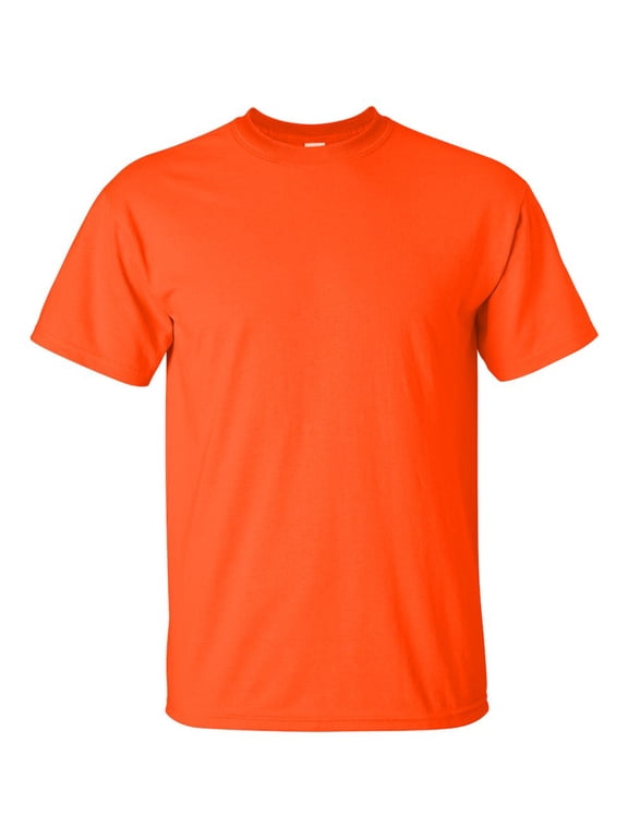 Orange Shirt for Men - Gildan 2000 - Men T-Shirt Cotton Men Shirt Men's Trendy Shirts Best Mens Classic Short Sleeve T-shirt