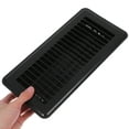 thumbnail image 5 of Raindrops 2Pcs Floor Vent Covers 4 X 10 Black Metal Vent Grille for Improved Indoor Air Circulation, 5 of 7