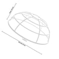 thumbnail image 2 of HEALEEP metal cage lamp shade Protector Iron White Explosion-proof 1Set, 2 of 8