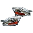 thumbnail image 1 of Par de Faros TYC Yaris 2006 A 2015 Fondo cromado, 1 of 4