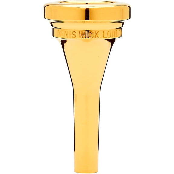 Denis Wick DW4880B-SM Steven Mead Series Baritone Horn Mouthpiece in Gold 6