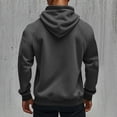thumbnail image 6 of Aihuaihua Men's Workout Athletic Pullover Hoodie Long Sleeve Raglan Basic Full Zip Pullover Sweatshirt with Kanga Pocket, 6 of 8