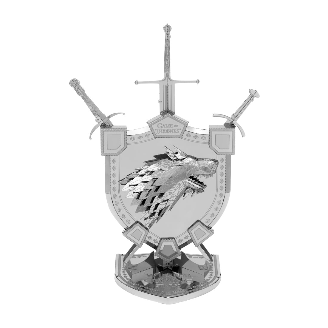 Fascinations ICONX Game of Thrones HOUSE STARK SIGIL 3D Metal Earth Model Kit 