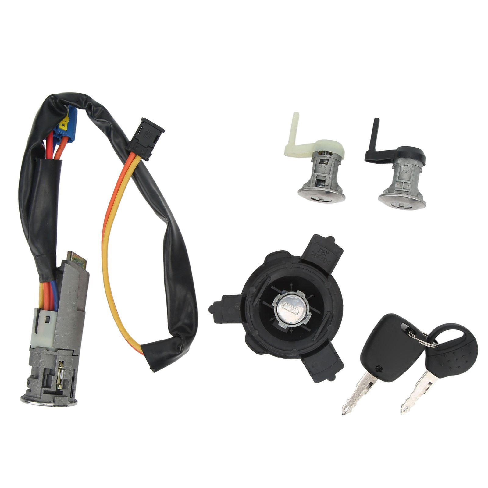 Ignition Switch Key, 4162EW Aluminum Alloy Vehicle Lock Cylinder Kit