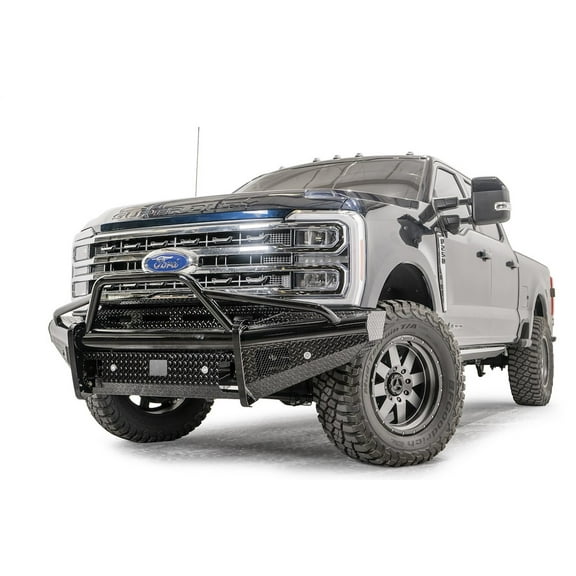 Fab Fours FS23-S5962-1 Black Steel BUMPER TRUCK FRONT