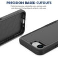 thumbnail image 4 of Military Grade TUFF Hybrid Armor Case for iPhone 16e - Black, 4 of 5