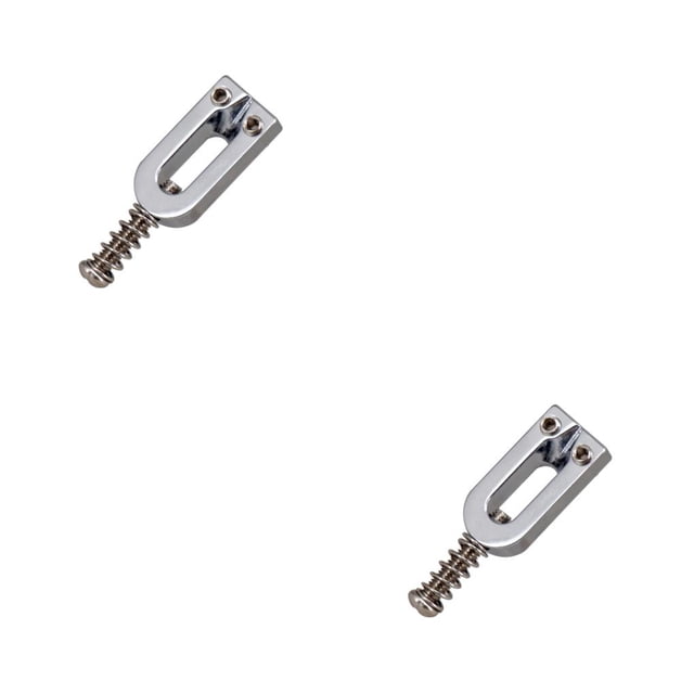 Injueey 6 unids/lote Rectangular en forma de U puente de guitarra trémolo buena estabilidad resistente al desgaste Trem sillines parte diseño de rosca Astilla 2piezas Injueey CBP464208