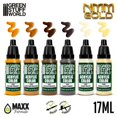 thumbnail image 2 of Green Stuff World NMM Gold Non Metallic Metal Acrylic Paint Kit,for DIY Craft Hobbyists & Expert Scale Model Makers, Fantasy Knight Armor, Royal Prop & Tabletop Diorama Creation, 2 of 3