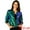 Green, variant on INSPIRE CHIC Women's Sequin Jacket Zipper Closure Hidden Pockets Bomber Jacket L Pink Purple