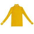 thumbnail image 2 of Women's High Neck Sweater for Spring And Autumn Children's Clothing, Solid Color Western Style Children's Knitted Bottom Sweater, 2 of 2