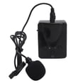 thumbnail image 3 of Micrófono de grabación portátil con clip, micrófono inalámbrico FM para juegos en vivo, enchufe estadounidense, amplificador de 100 a 240 V, tipo clip, 3 of 12