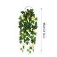 thumbnail image 3 of Artificial Hanging Outdoor - Vine with Yellow Flowers for Wall Decor, Indoor Outdoor Home Decor - Realistic for Porch, Garden, Patio - Durable Greenery, 3 of 4