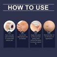 thumbnail image 2 of 1Roll Skin Scar Cover Patch Full Coverage Skin Concealing Tape Breathable Concealing Supplies Skin Friendly For Body Skins, 2 of 5